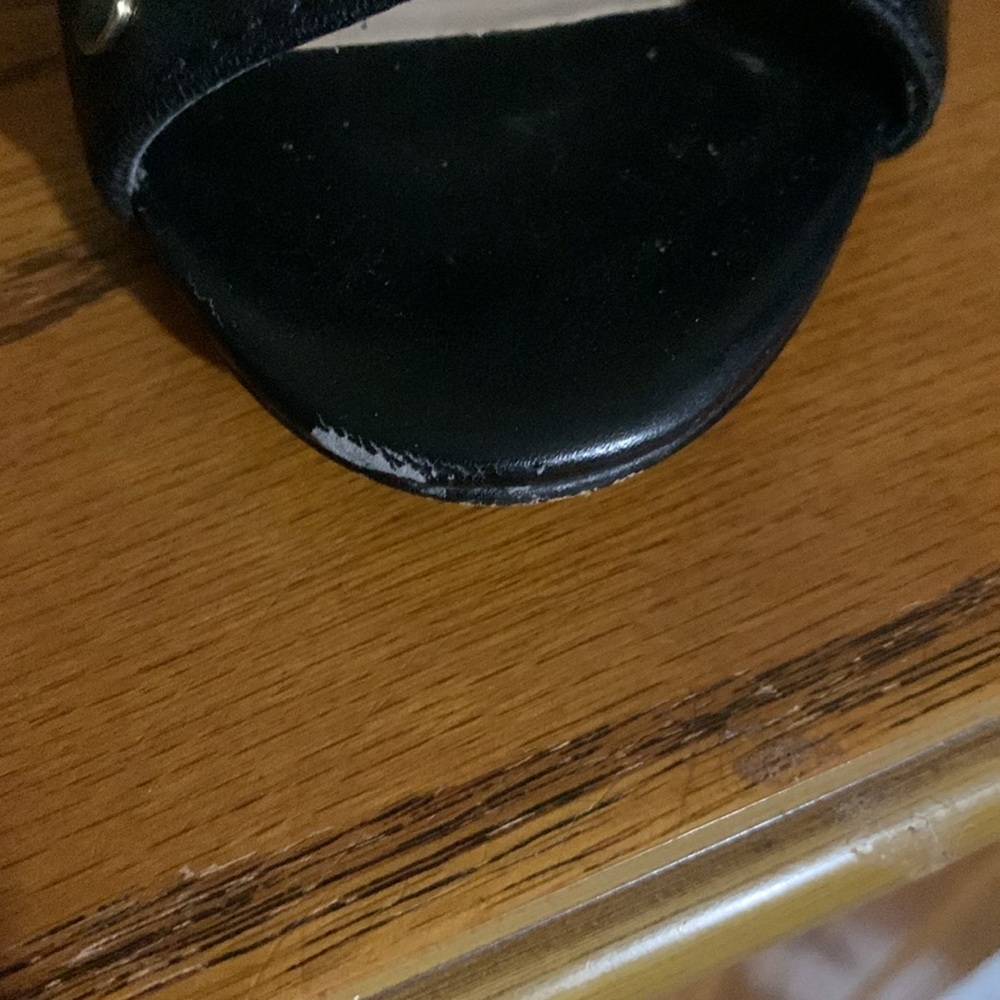 Vince Camuto Open Toe Booties, Size 7 1/2 But Fit… - image 6